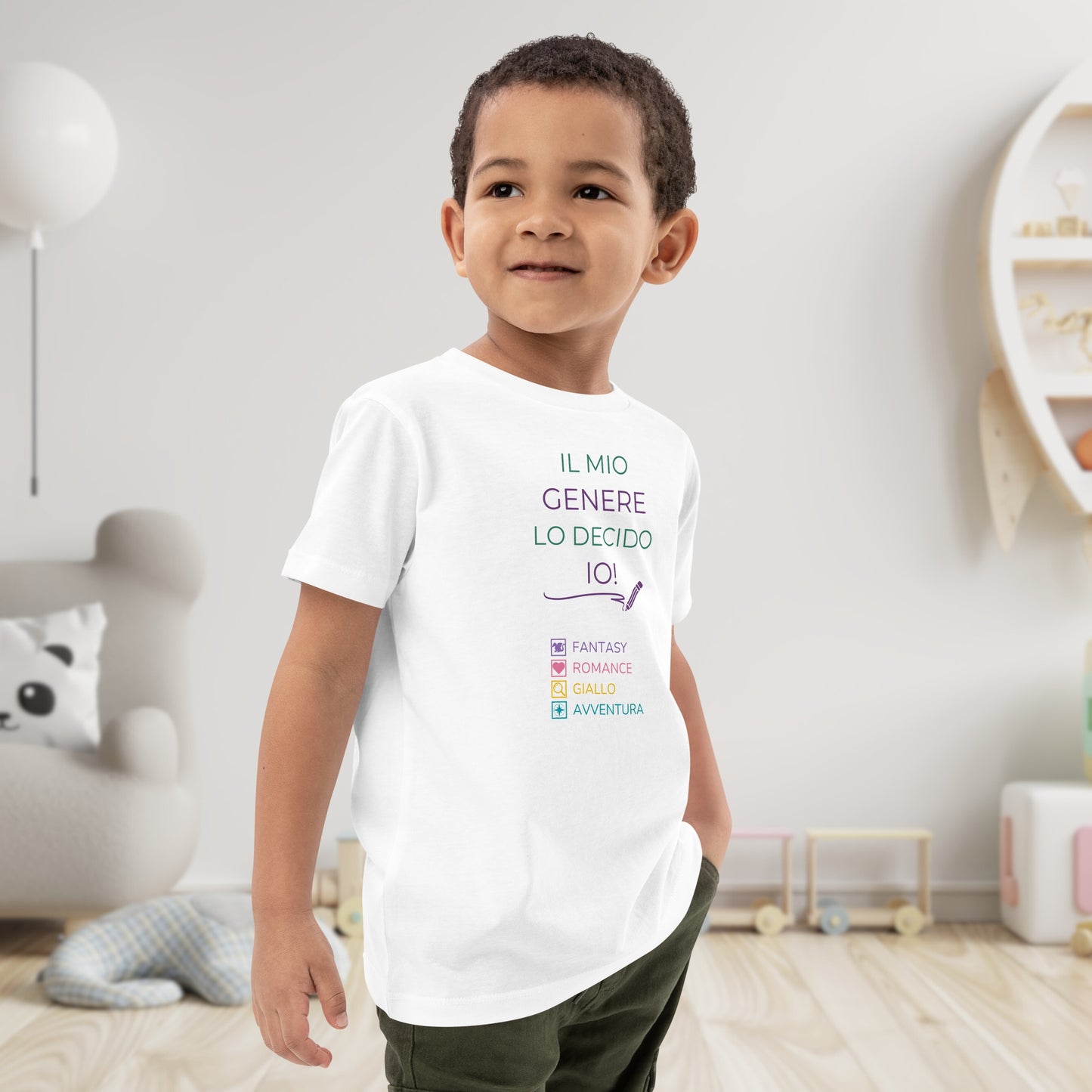 Maglietta in Cotone Organico per Bambini/e - Il Mio Genere
