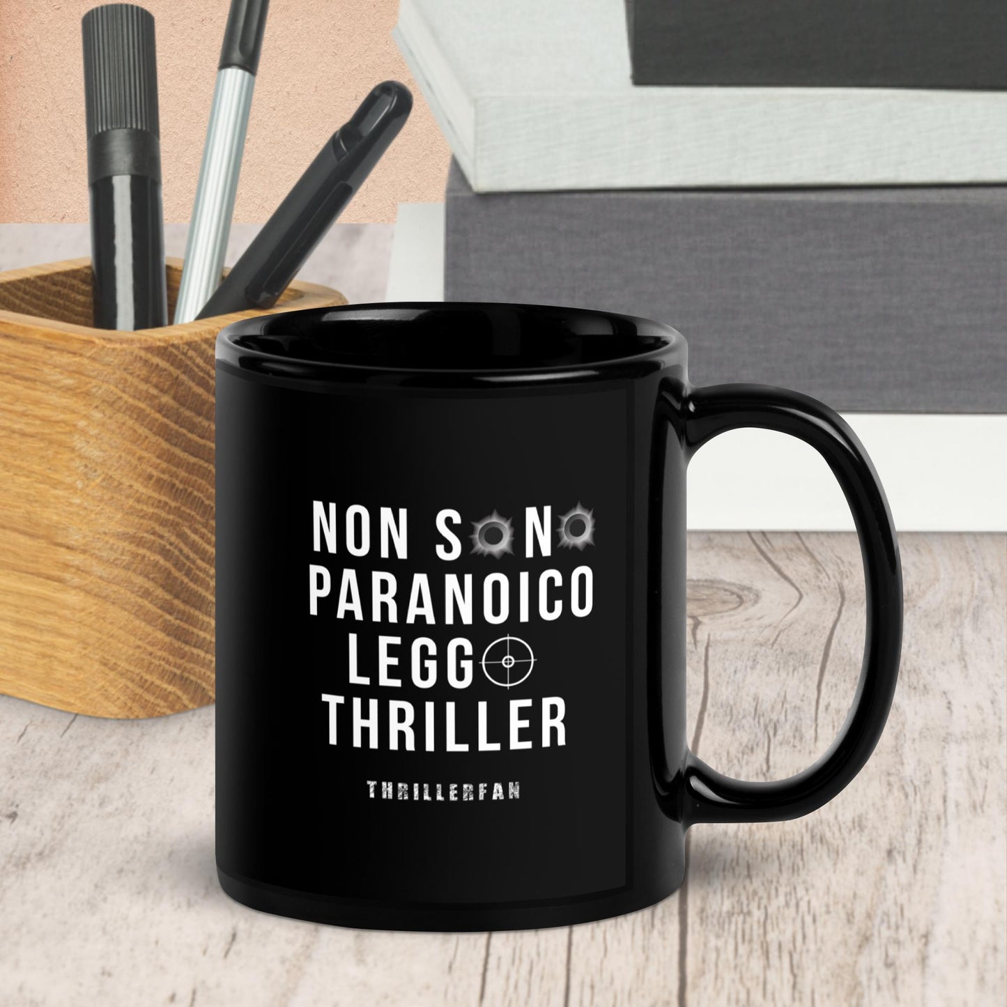 Tazza nera ThrillerFan - Paranoico
