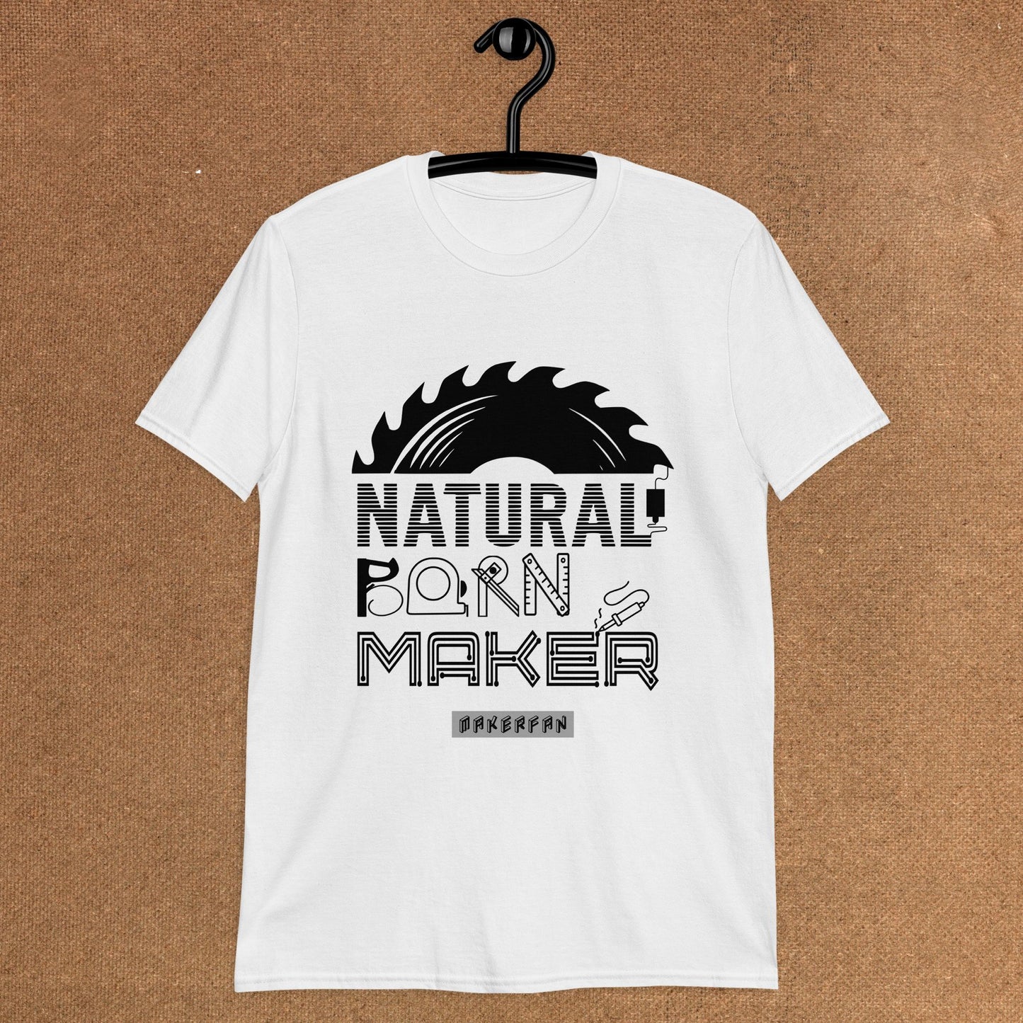 Maglietta Unisex MakerFan - Natural born