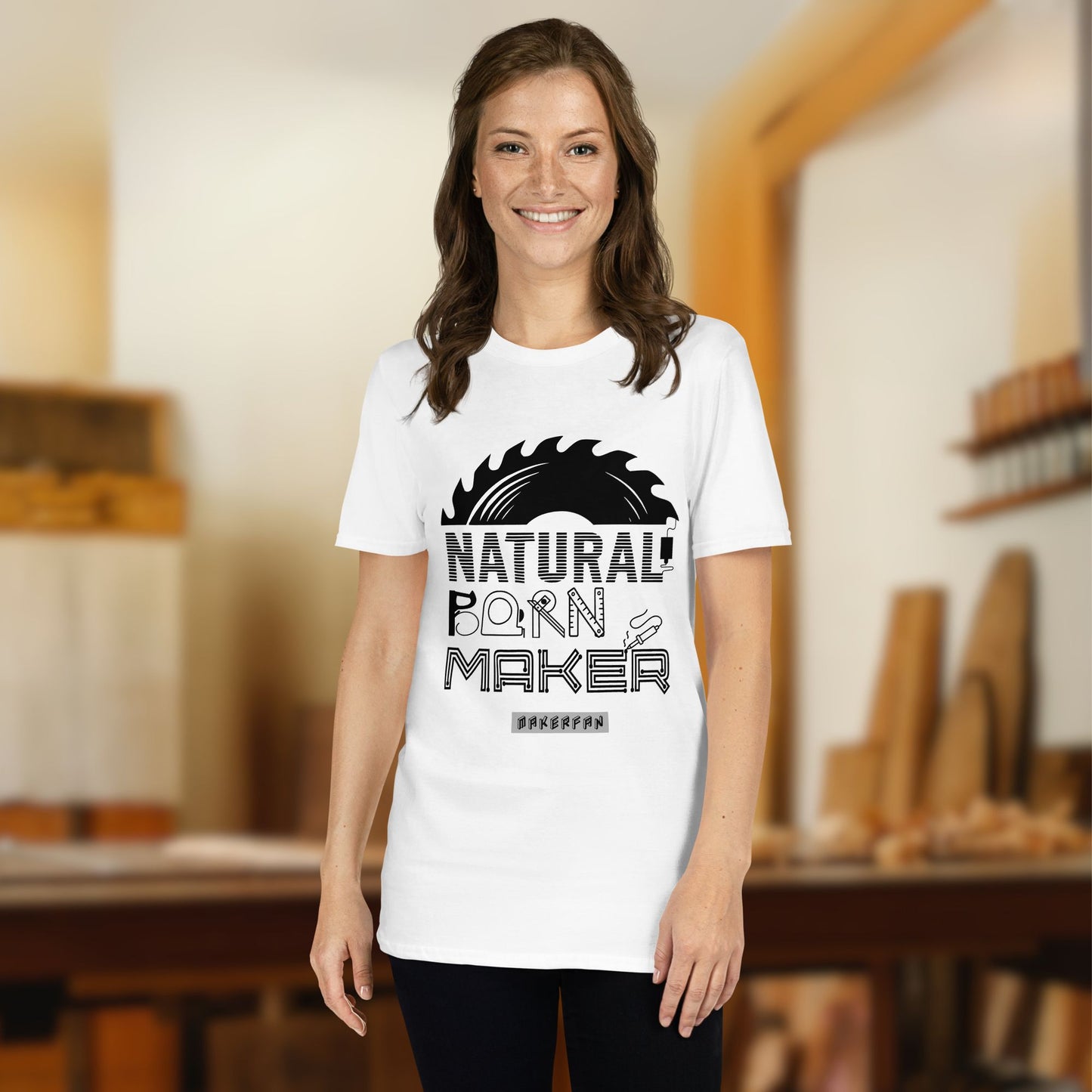 Maglietta Unisex MakerFan - Natural born