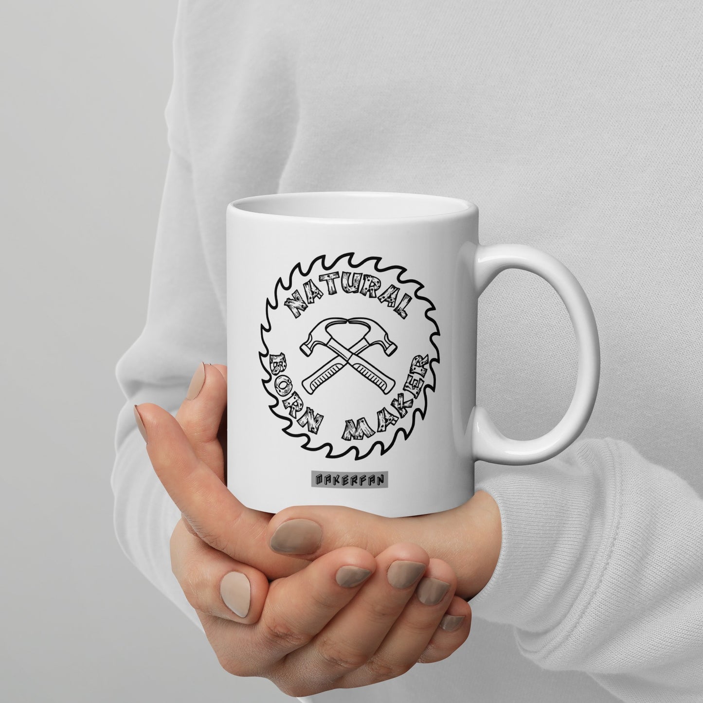 Tazza bianca MakerFan - Born maker