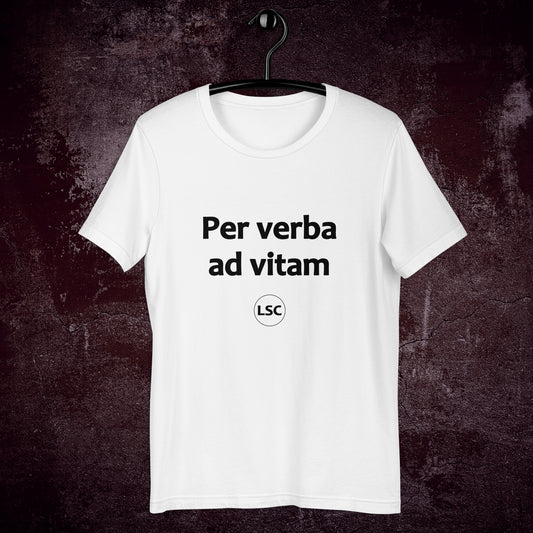 Maglietta Unisex Premium - Per verba ad vitam