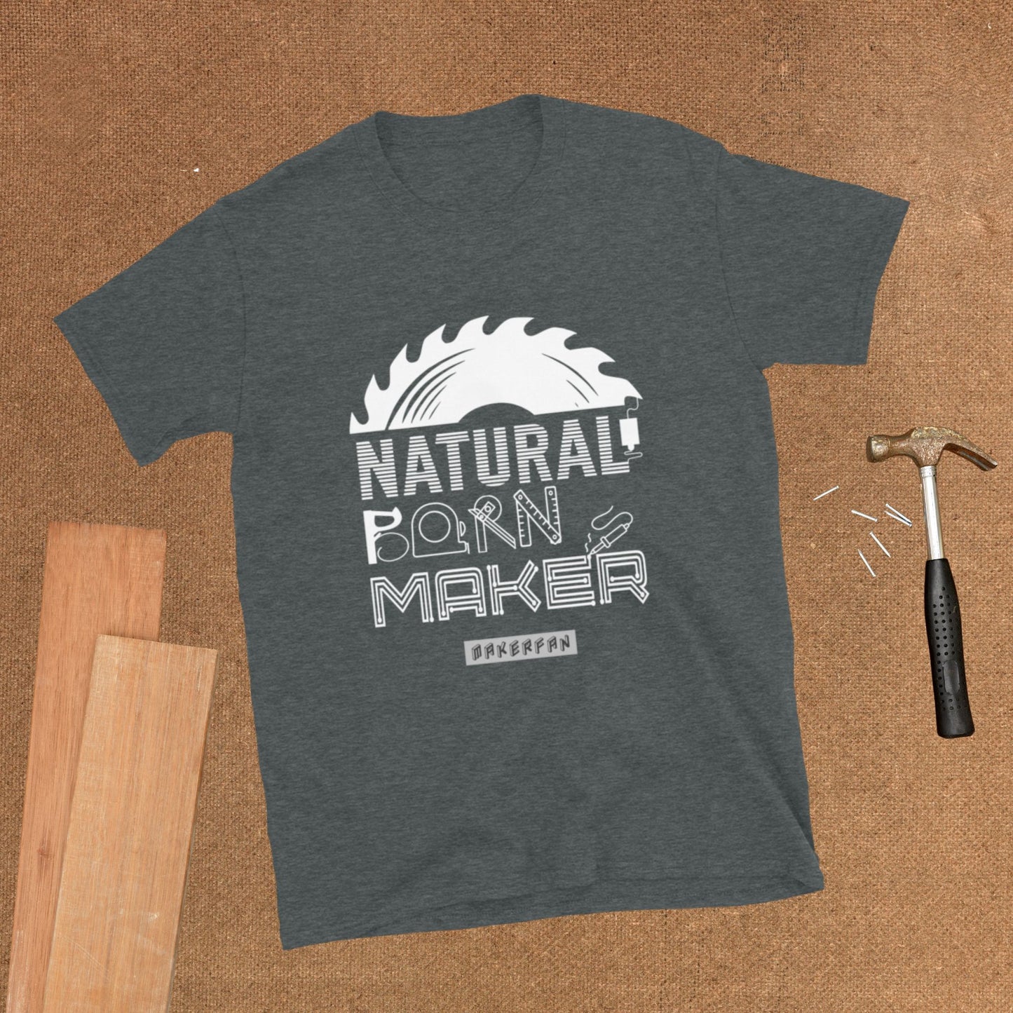Maglietta Unisex MakerFan - Natural born