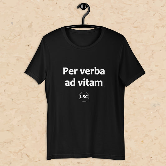 Maglietta Unisex Premium - Per verba ad vitam