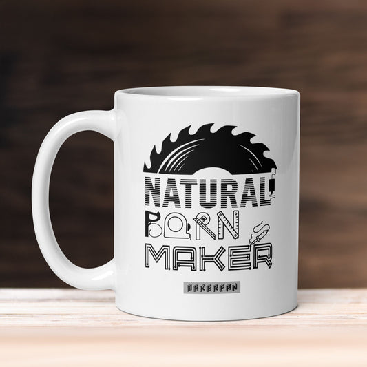Tazza bianca MakerFan - Natural born