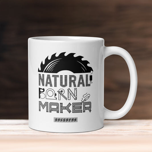 Tazza bianca MakerFan - Natural born