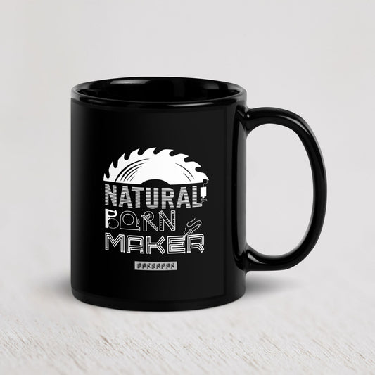 Tazza nera MakerFan - Natural born
