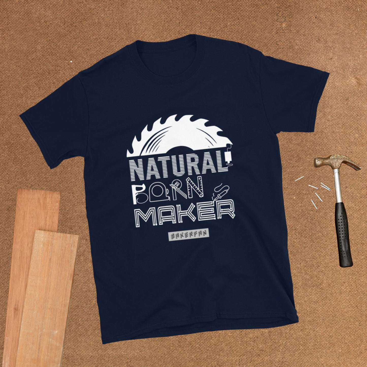 Maglietta Unisex MakerFan - Natural born