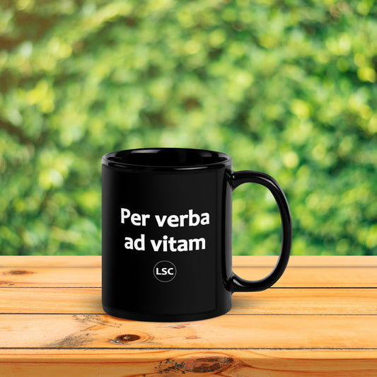 Tazza nera - Per verba ad vitam