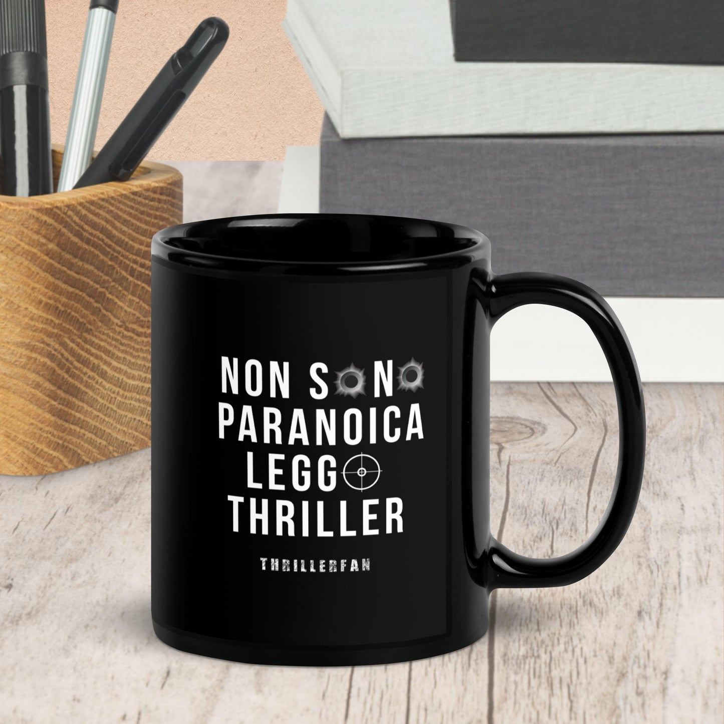 Tazza nera ThrillerFan - Paranoica