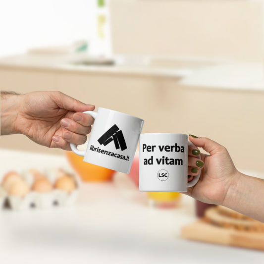 Tazza bianca - Per verba ad vitam