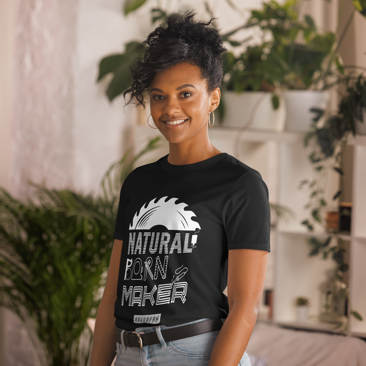 Maglietta Unisex MakerFan - Natural born