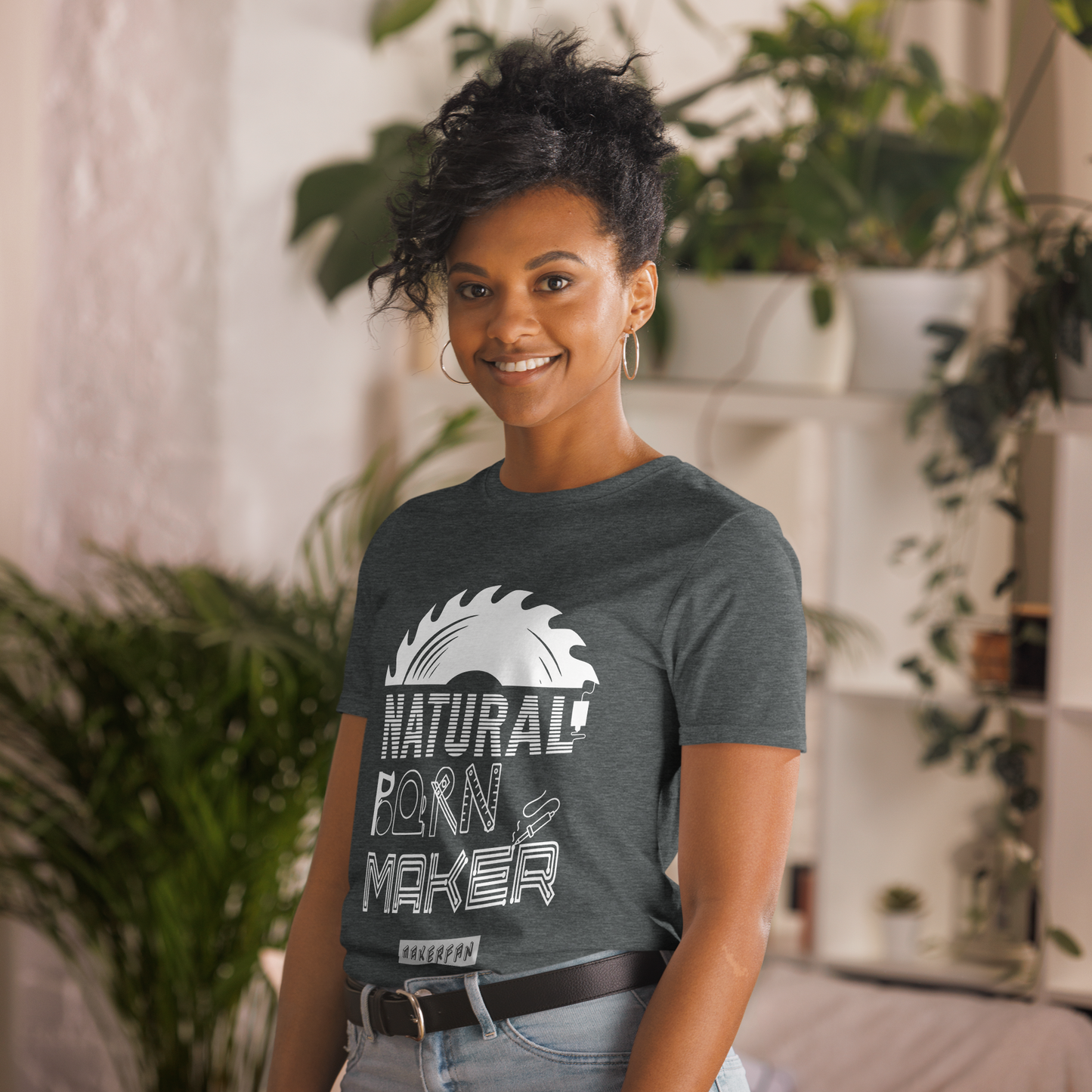 Maglietta Unisex MakerFan - Natural born