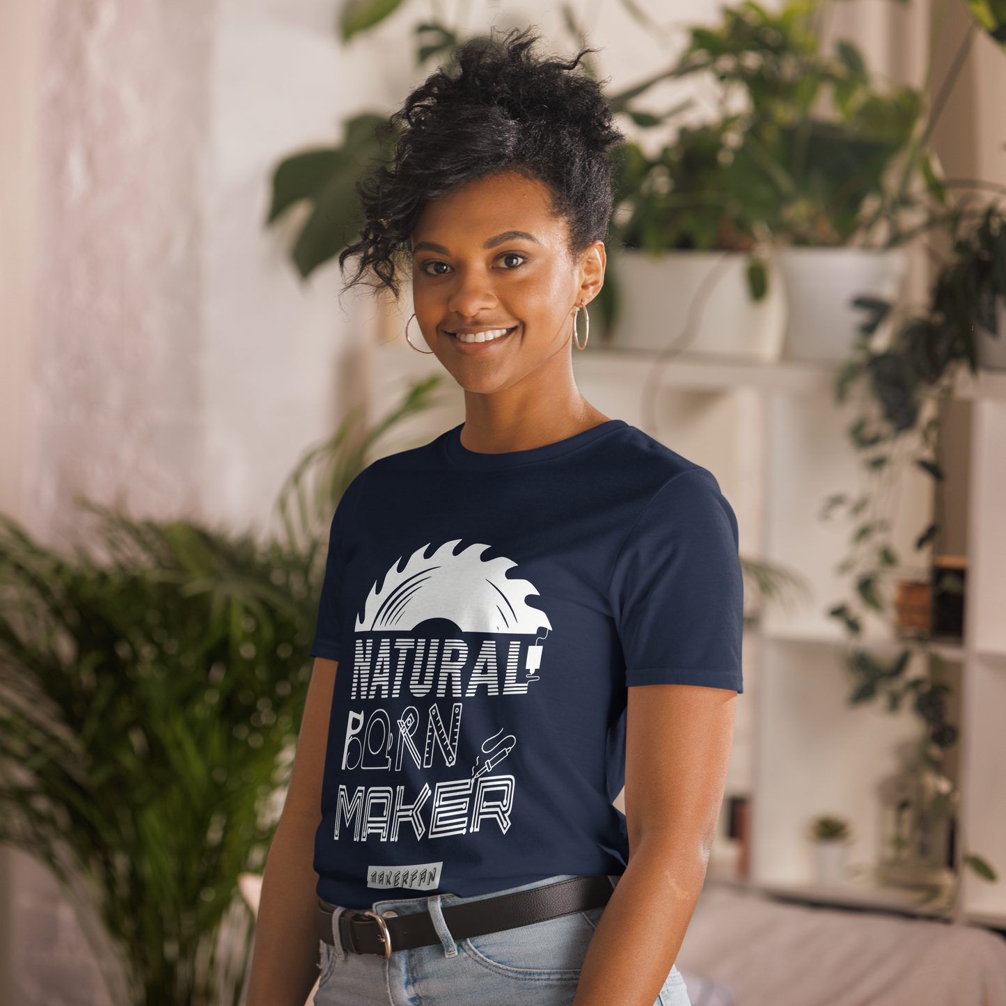 Maglietta Unisex MakerFan - Natural born