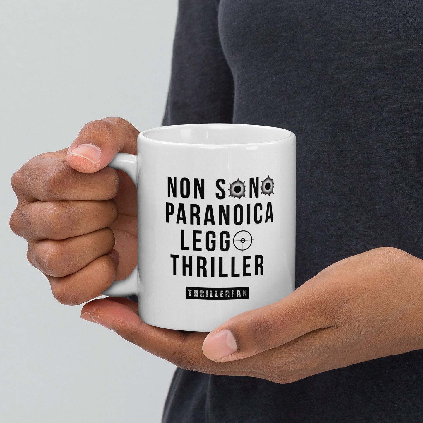 Tazza bianca ThrillerFan - Paranoica